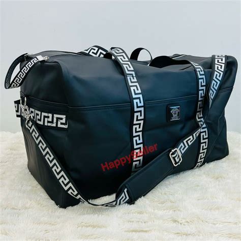 versace gym wear|Versace duffle bag.